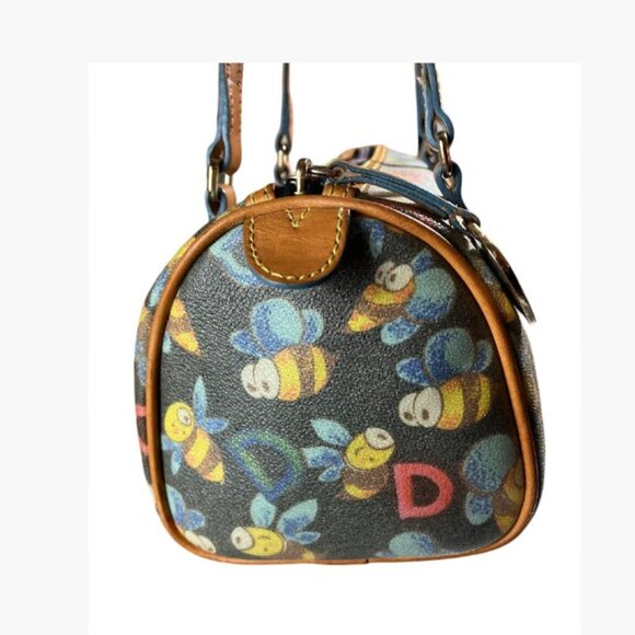 Dooney and Bourke Bumble Bee Barrel Bag Vintage Shoulder Bag Highly Sought EUC - Picture 5 of 11